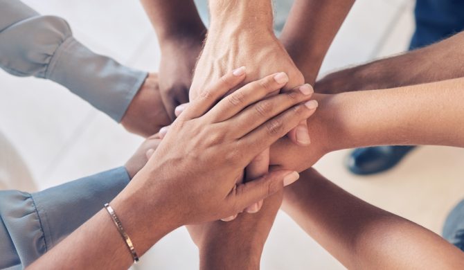 Teamwork,,Hands,Together,And,Team,Building,Of,Business,People,With